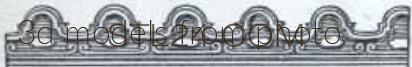 Фризы (FRIESE_1132 -  | 3D model 3DSMAX / OBJ / STL) 3D модель для ЧПУ станка